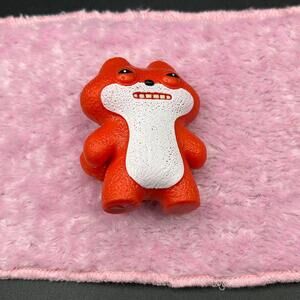 Fuggler Funny Ugly Monster Buttons Hard Vinyl Figure Mini Red Fox Character